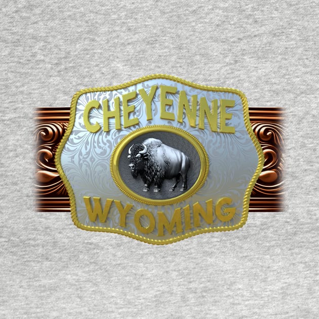 Cheyenne, Wyoming Western/Cowboy Belt Buckle by DonDota